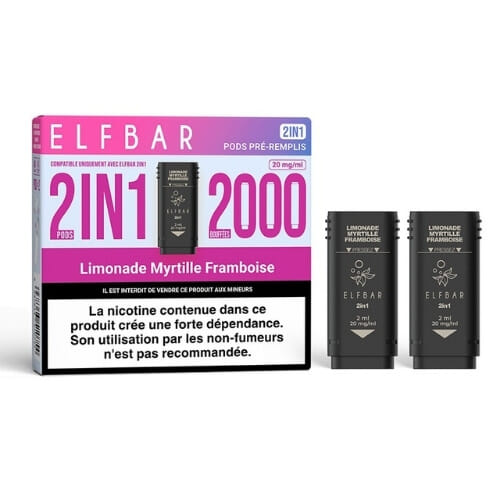 Recharges Elfbar 2 en 1
